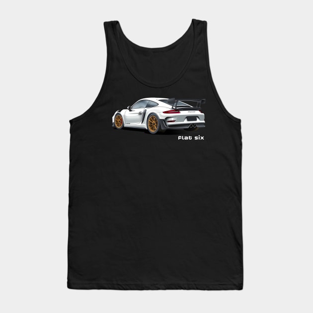 Flat Six Tank Top by Garage Buds